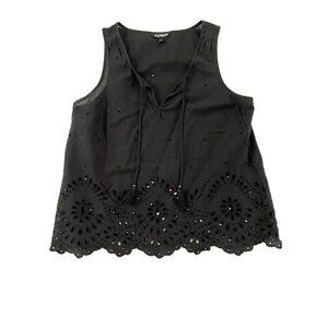 Express Black Sleeveless Blouse Top Women‎